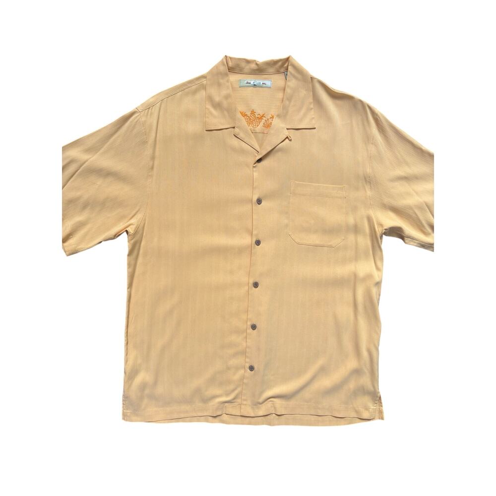 Vintage Tommy Bahama 100% Silk Camp Shirt, Size L